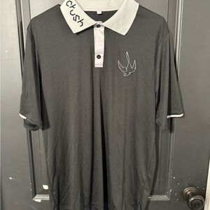 Crush Disc Golf Men's Black Polo Shirt